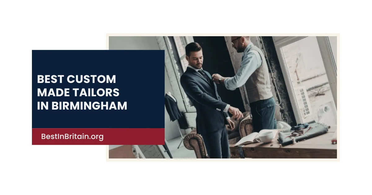 The 4 best custom-made tailors in Birmingham